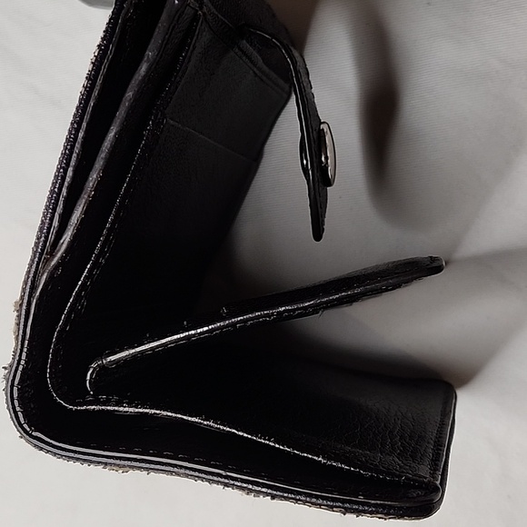 Celine Vintage bi fold wallet canvas / leather - Picture 10 of 12